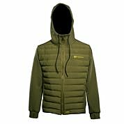 Dropback heavyweight zip jacket green