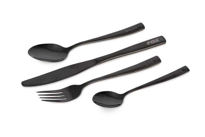 Black Stainless Cutlery Set