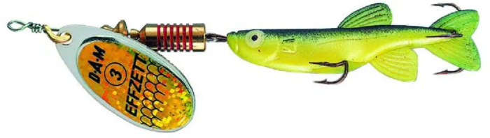 Minnow Spinner Yellow Black