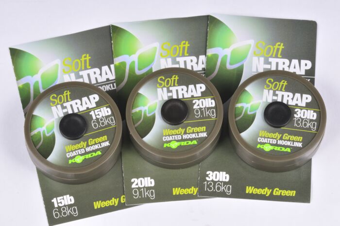 N-Trap weedy green soft in 15-20-30 lb