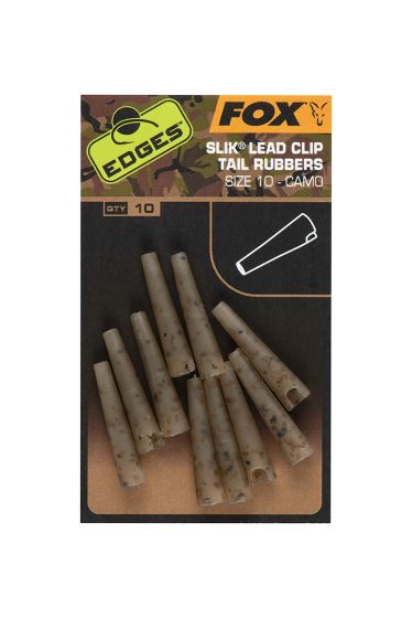 Edges Camo Size10 Silk Lead Clip Tail Rubber