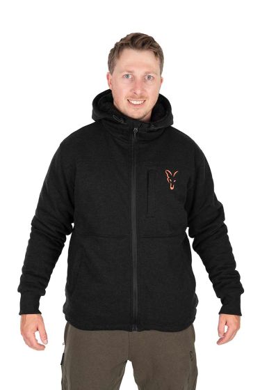 Sherpa Hoody Black/Orange