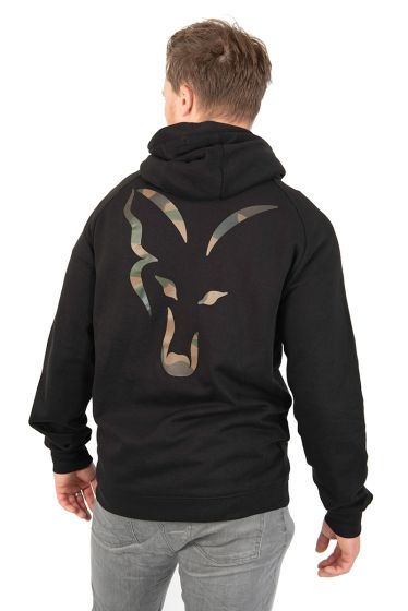 Leight Weight Black/Camo Print Zip Hoody