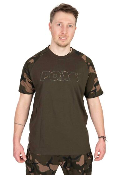 Khaki / Camo Outline T