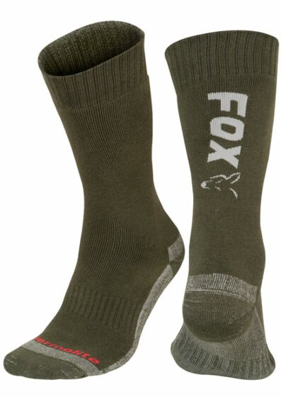 Green / Silver Thermo Sock size 6-9 maat 40-43