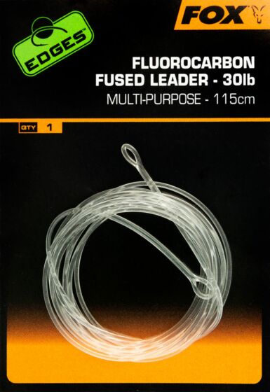 Fluorocarbon Fused leader 30lb - No Swivel 115cm