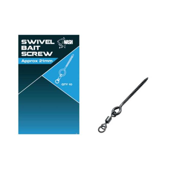 21mm Metal Bait Screw with Swivel