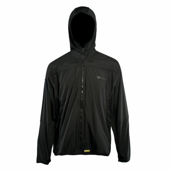 Dropback lightweight zip jacket black