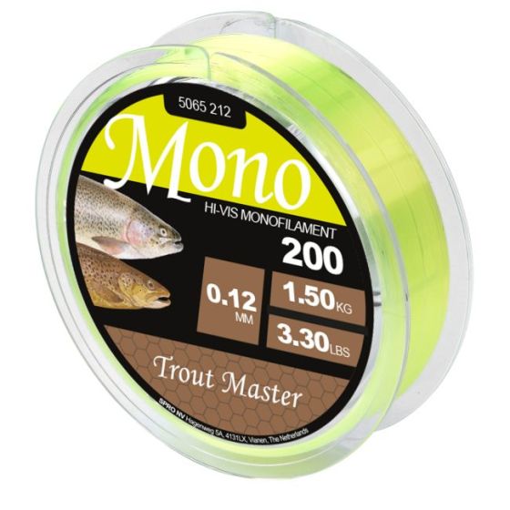 Troutmaster Hi-vis Chartreuse 200m