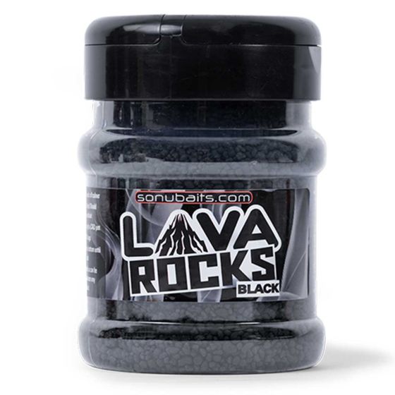 Lava rocks black