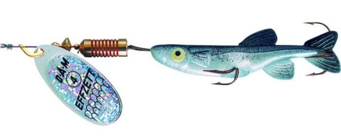 Minnow Spinner Silver Black